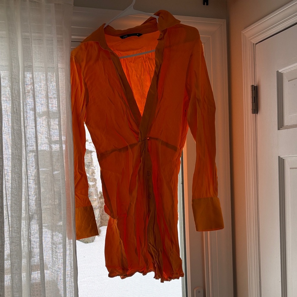Zara Orange Dress